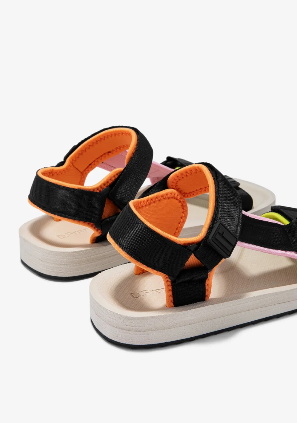 D.Franklin Forest Neo Black / Beige|Damen Sandalen