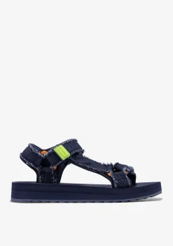 D.Franklin Forest Neo Denim / Lime|Damen Sandalen