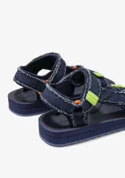 D.Franklin Forest Neo Denim / Lime|Damen Sandalen