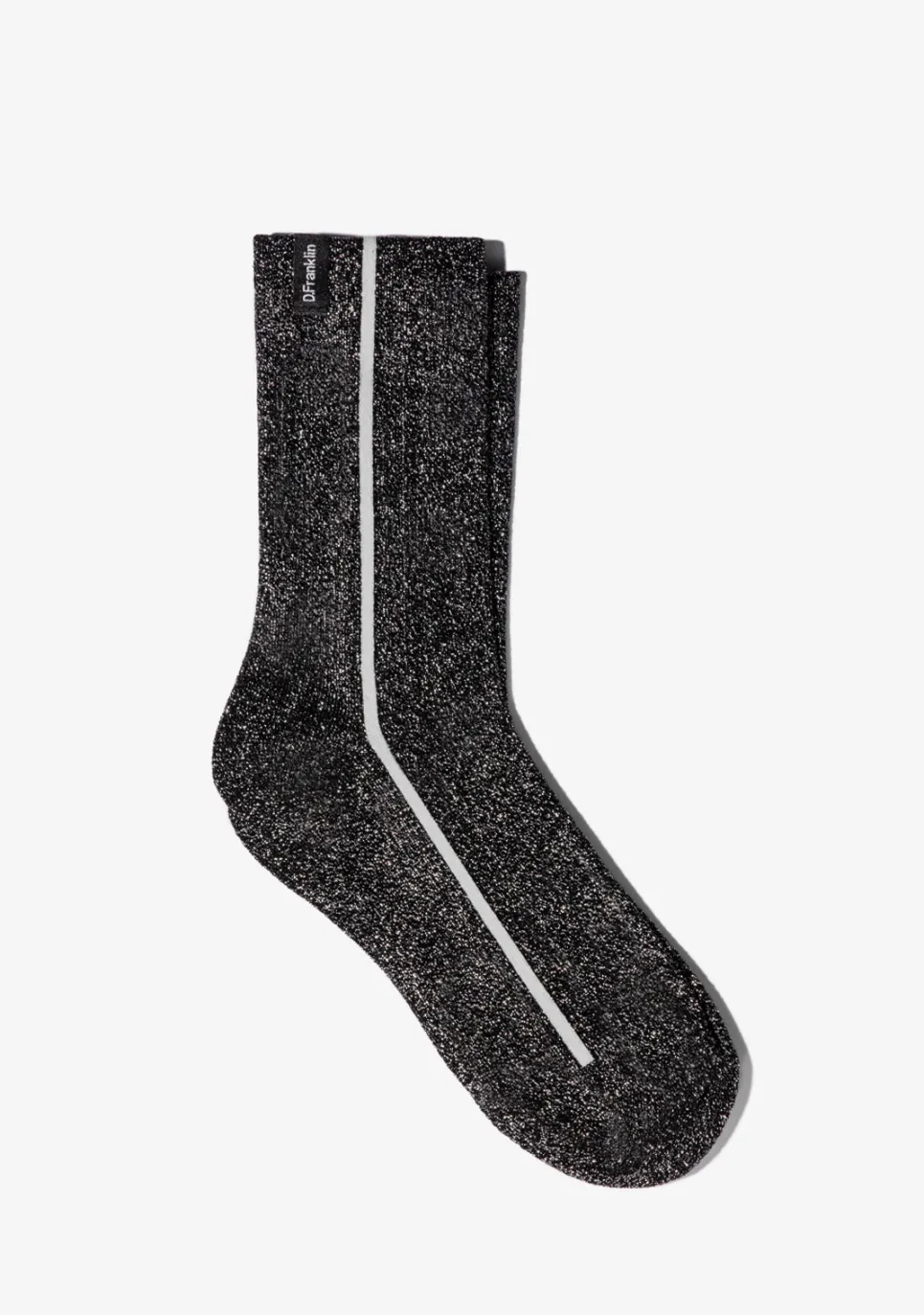 D.Franklin Glitter Socks Black|Damen Socken