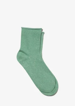 D.Franklin Glitter Socks Mint|Damen Socken