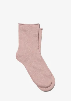 D.Franklin Glitter Socks Peach|Damen Socken