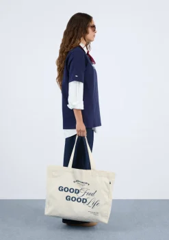 D.Franklin Good Life Tote Bag Natural|Damen Taschen