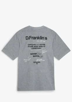 D.Franklin Good Life T-Shirt Grey Melange|Damen T-Shirts|T-Shirts