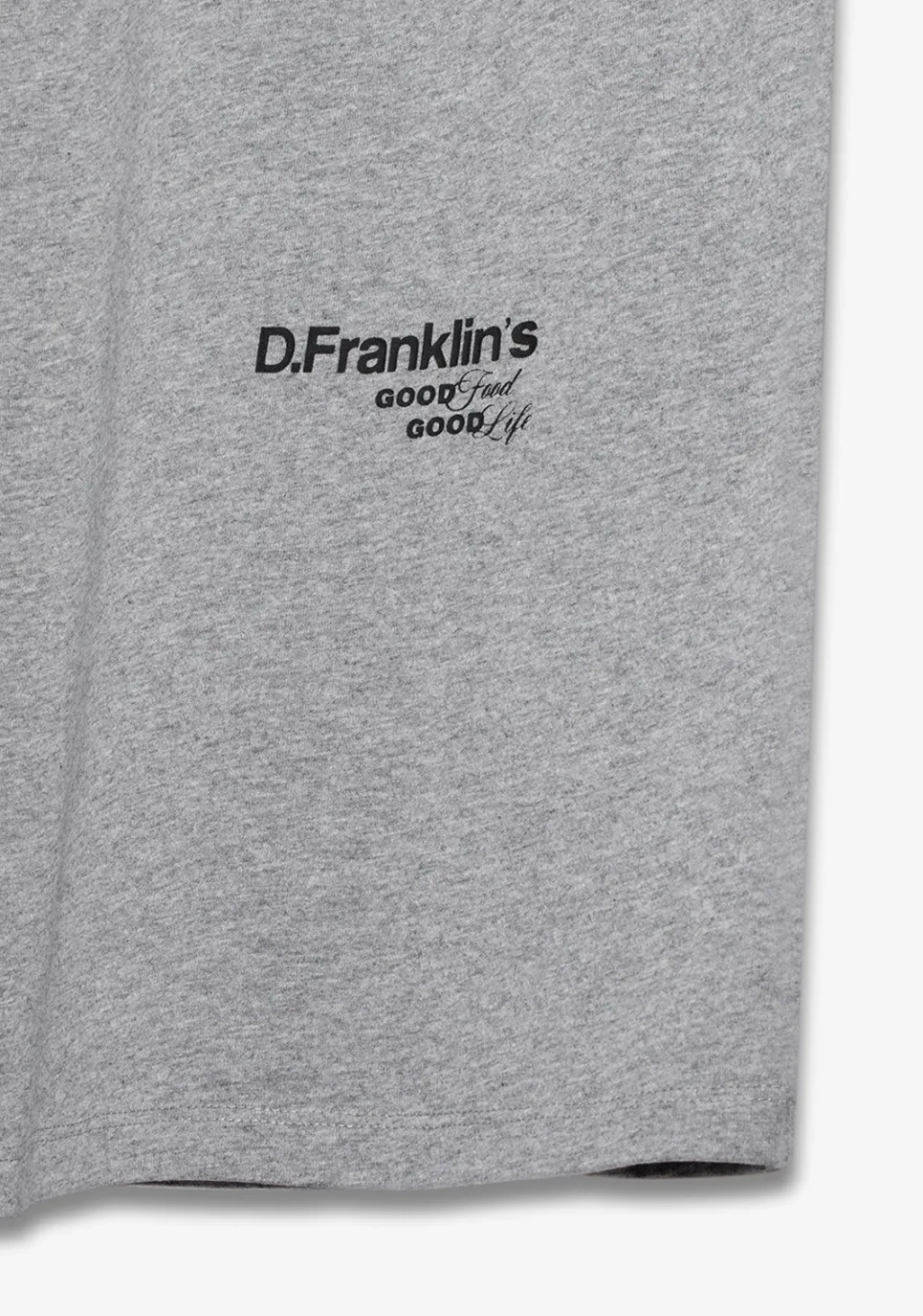 D.Franklin Good Life T-Shirt Grey Melange|Damen T-Shirts|T-Shirts