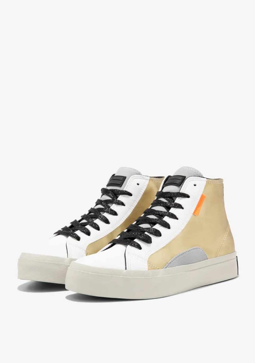 D.Franklin Half Moon High Gold|Damen Sneakers