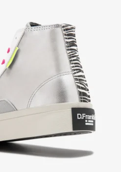 D.Franklin Half Moon High Silver|Damen Sneakers