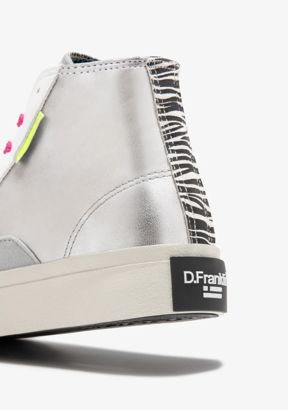 D.Franklin Half Moon High Silver|Damen Sneakers