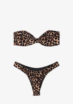 D.Franklin Halia Top + Ava Bottom Leopard Bikini|Damen Bikinis Und Einteiler