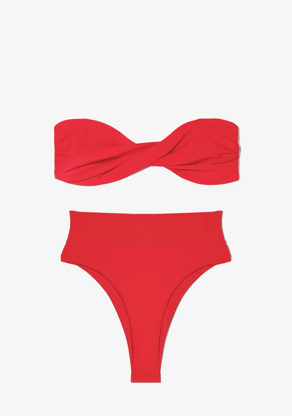 D.Franklin Harper Top + Kalea Bottom Chili Red Bikini|Damen Bikinis Und Einteiler