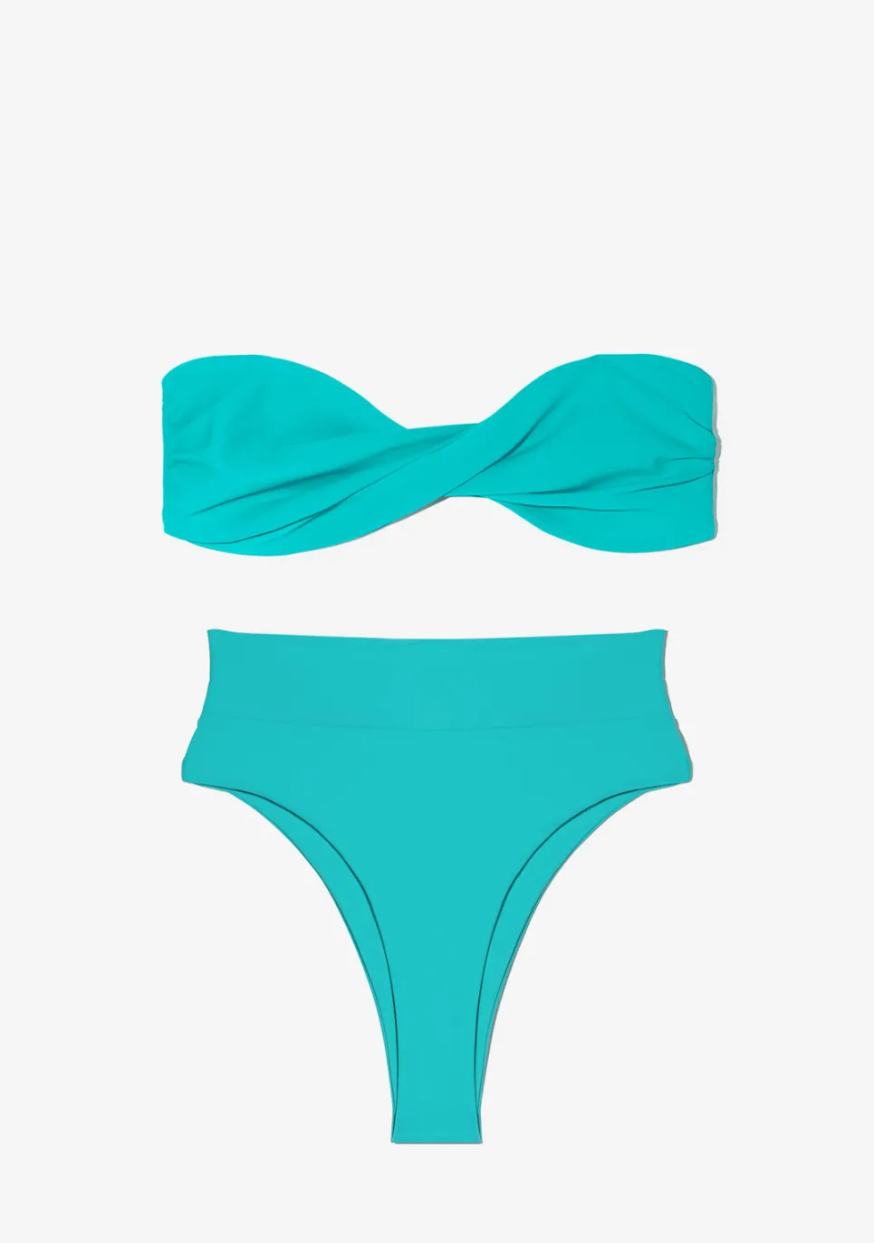 D.Franklin Harper Top + Kalea Bottom Aqua Blue Bikini|Damen Bikinis Und Einteiler