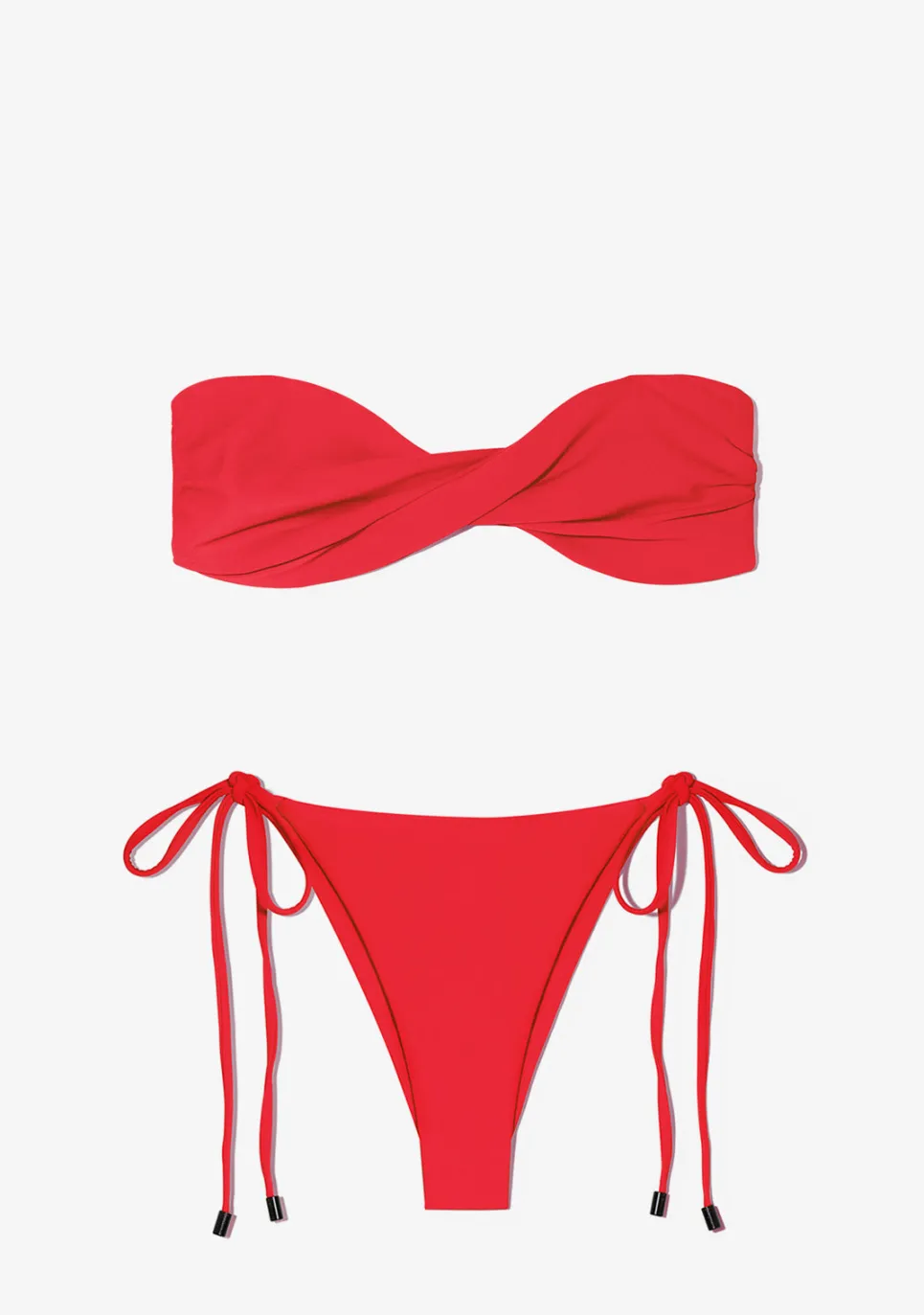 D.Franklin Harper Top + Lilo Bottom Chili Red Bikini|Damen Bikinis Und Einteiler