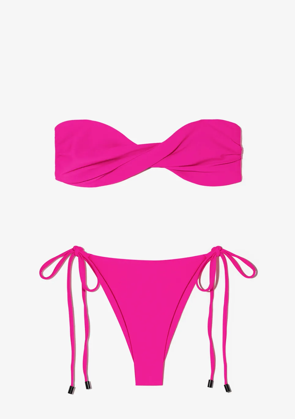 D.Franklin Harper Top + Lilo Bottom Hot Pink Bikini|Damen Bikinis Und Einteiler