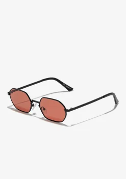D.Franklin Hex Legacy Black / Red|Damen Eckige Sonnenbrillen|Eckige Sonnenbrillen