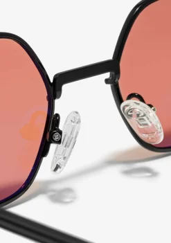 D.Franklin Hex Legacy Black / Red|Damen Eckige Sonnenbrillen|Eckige Sonnenbrillen