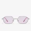 D.Franklin Hex Legacy Silver / Lavender|Damen Eckige Sonnenbrillen|Eckige Sonnenbrillen