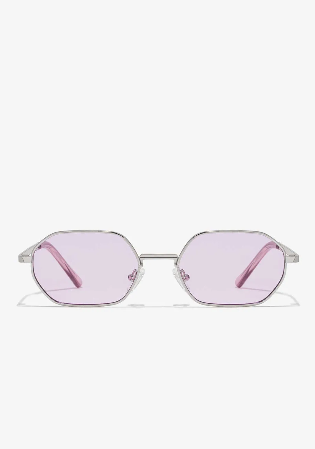 D.Franklin Hex Legacy Silver / Lavender|Damen Eckige Sonnenbrillen|Eckige Sonnenbrillen