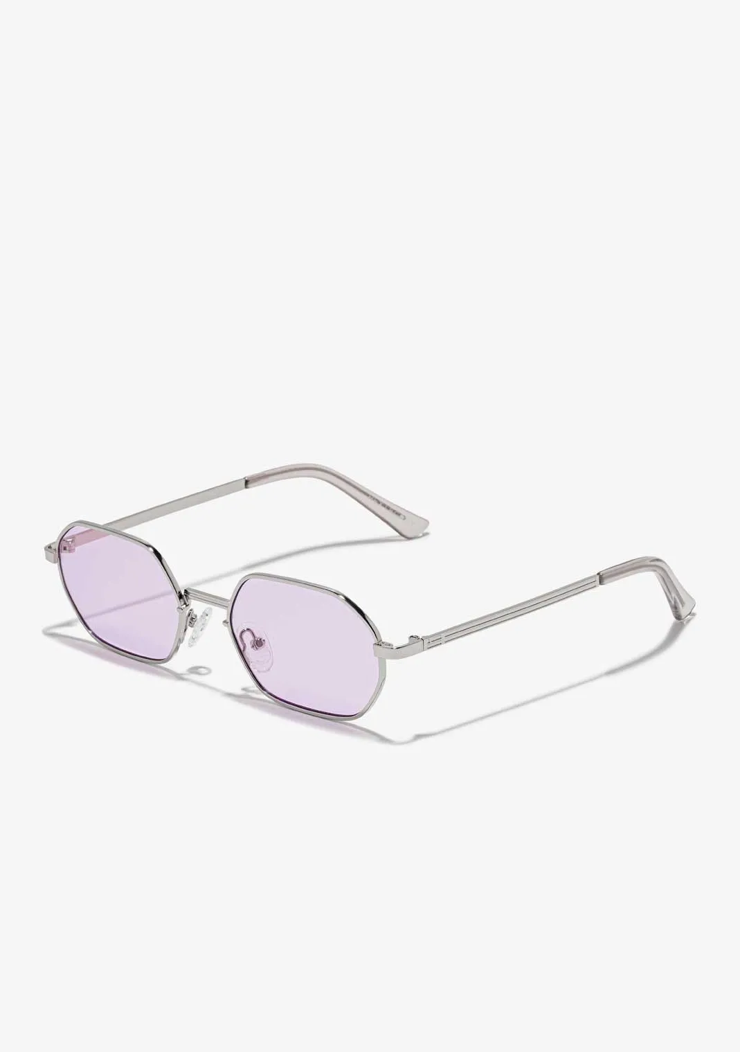 D.Franklin Hex Legacy Silver / Lavender|Damen Eckige Sonnenbrillen|Eckige Sonnenbrillen