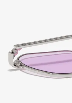 D.Franklin Hex Legacy Silver / Lavender|Damen Eckige Sonnenbrillen|Eckige Sonnenbrillen