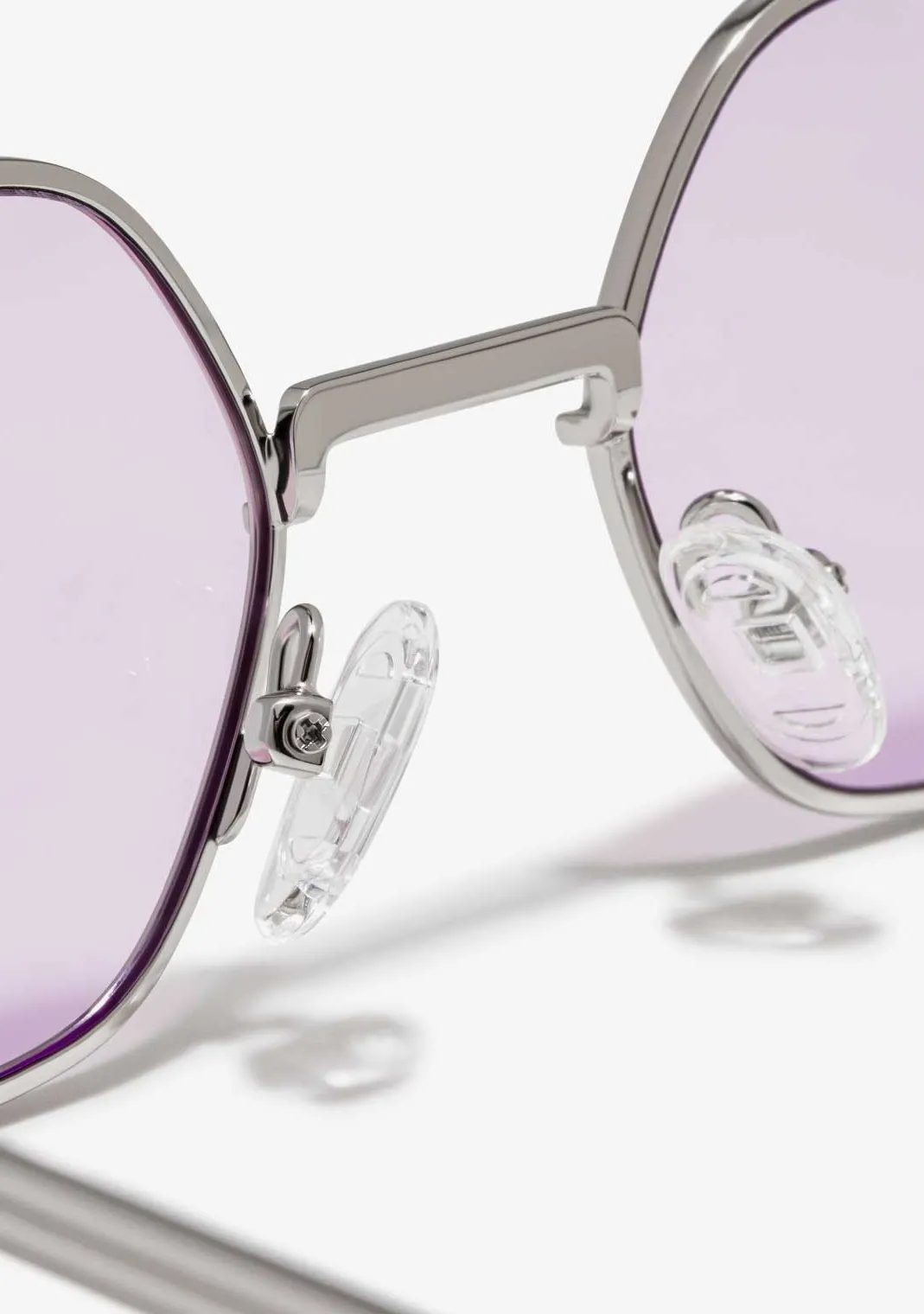 D.Franklin Hex Legacy Silver / Lavender|Damen Eckige Sonnenbrillen|Eckige Sonnenbrillen