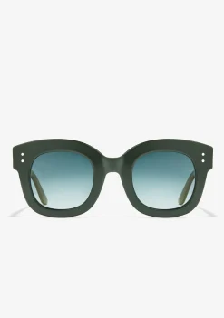 D.Franklin Holly Green / Gradient Green|Damen Runde Sonnenbrillen