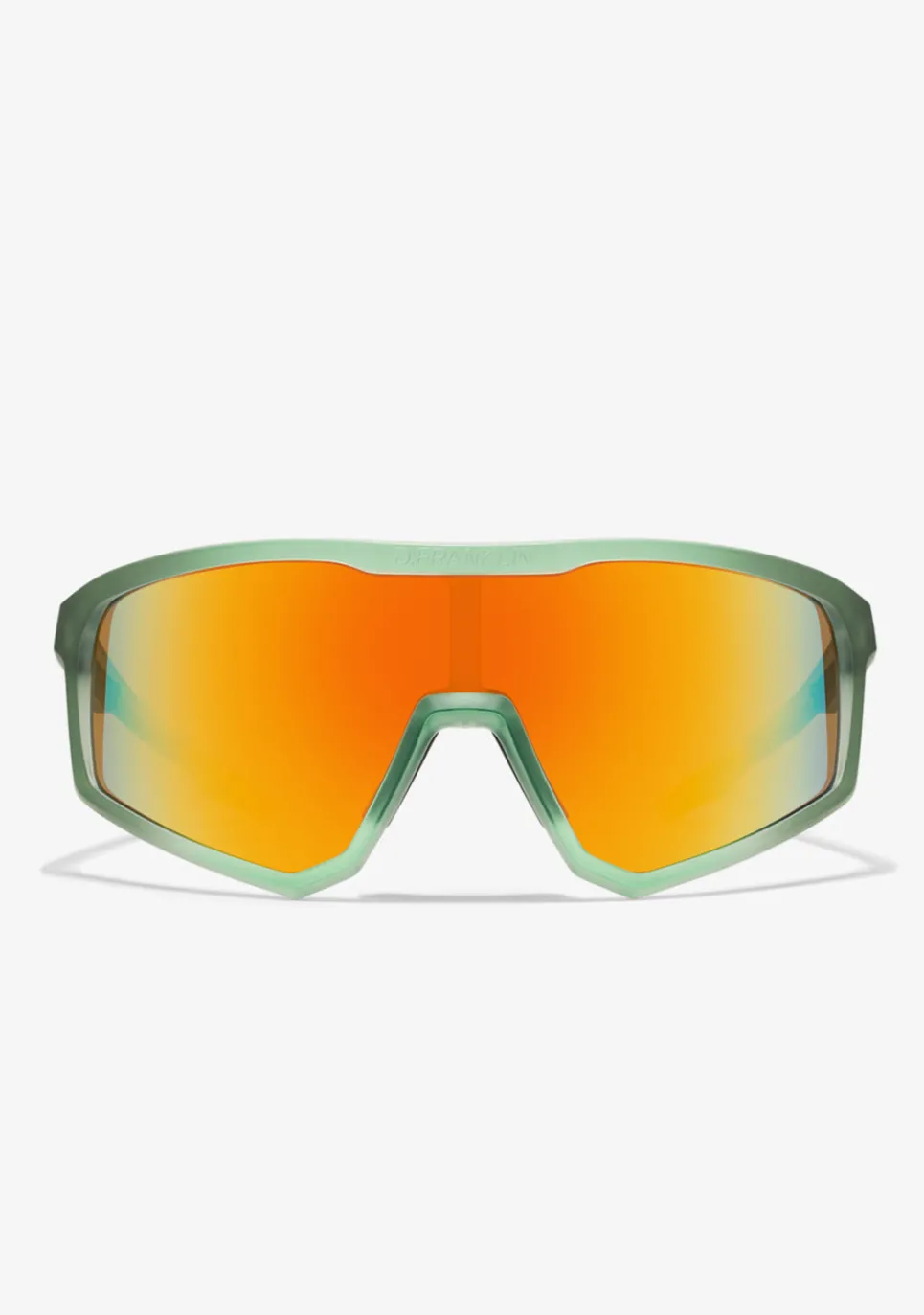 D.Franklin Hurricane Grad Green / Orange|Damen Sport-Sonnenbrillen|Sport-Sonnenbrillen