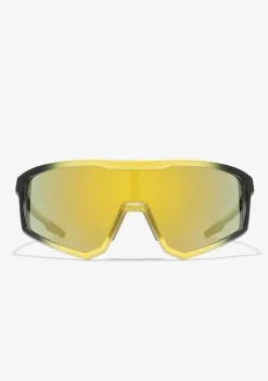 D.Franklin Hurricane Grad Yellow / Gold|Damen Sport-Sonnenbrillen|Sport-Sonnenbrillen
