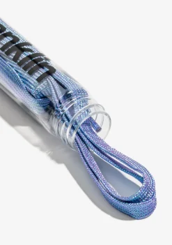 D.Franklin Iridescent Blue Shine Shoelaces|Damen Schnürsenkel|Schnürsenkel