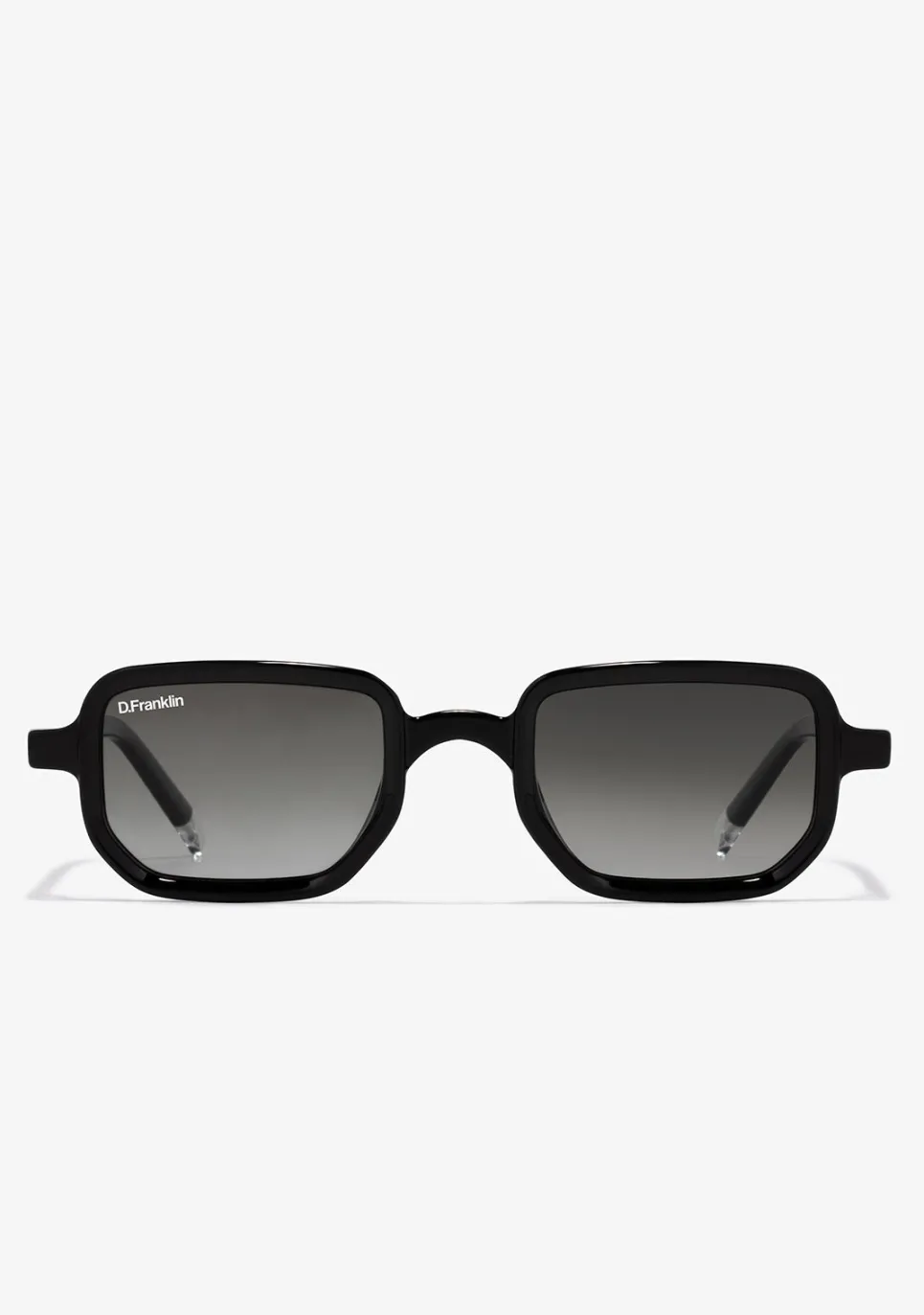 D.Franklin Jiggy Black / Black|Damen Eckige Sonnenbrillen|Polarisierte Sonnenbrillen