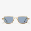 D.Franklin Jiggy Crystal Amber / Blue|Damen Polarisierte Sonnenbrillen|Polarisierte Sonnenbrillen