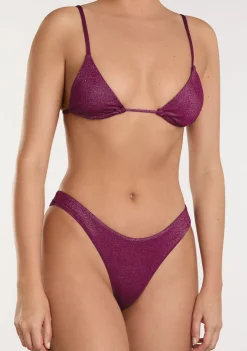 D.Franklin Kai Top + Ava Bottom Mulberry Glimmer Bikini|Damen Bikinis Und Einteiler