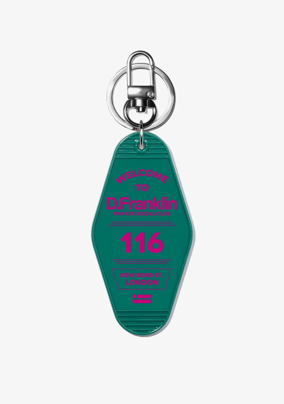D.Franklin Keychain Social Club Green|Damen Mehr Zubehör|Mehr Zubehör