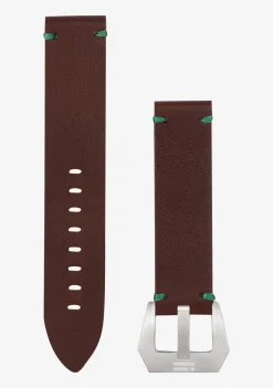 D.Franklin Leather Band Brown / Green|Damen Mehr Zubehör|Mehr Zubehör