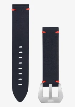 D.Franklin Leather Band Navy / Red|Damen Mehr Zubehör|Mehr Zubehör