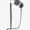 D.Franklin Link Chain Black / Silver|Damen Brillen-Zubehör|Brillen-Zubehör
