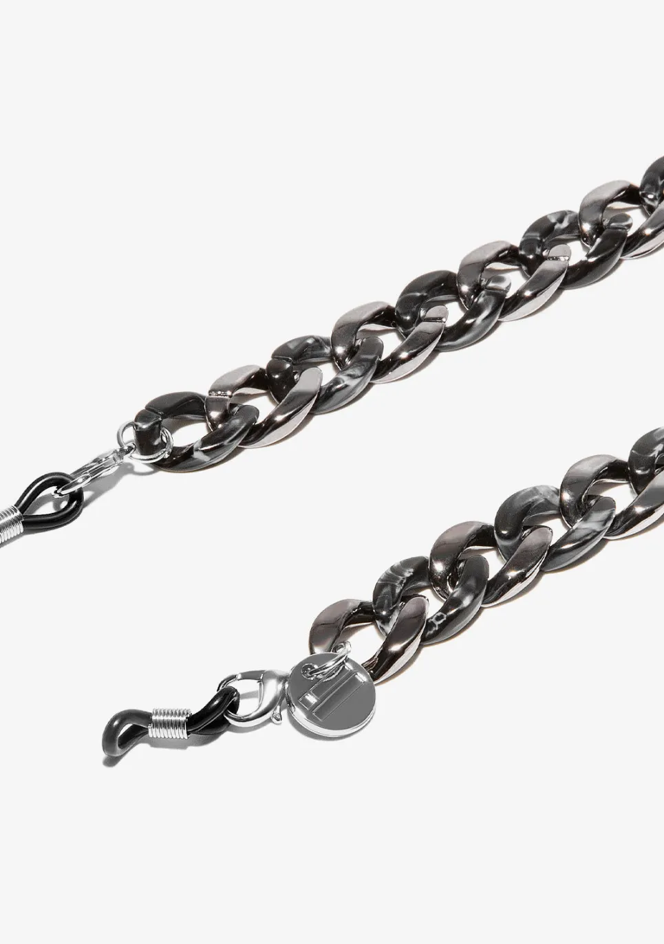 D.Franklin Link Chain Black / Silver|Damen Brillen-Zubehör|Brillen-Zubehör