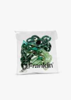 D.Franklin Link Chain Green|Damen Brillen-Zubehör|Brillenketten