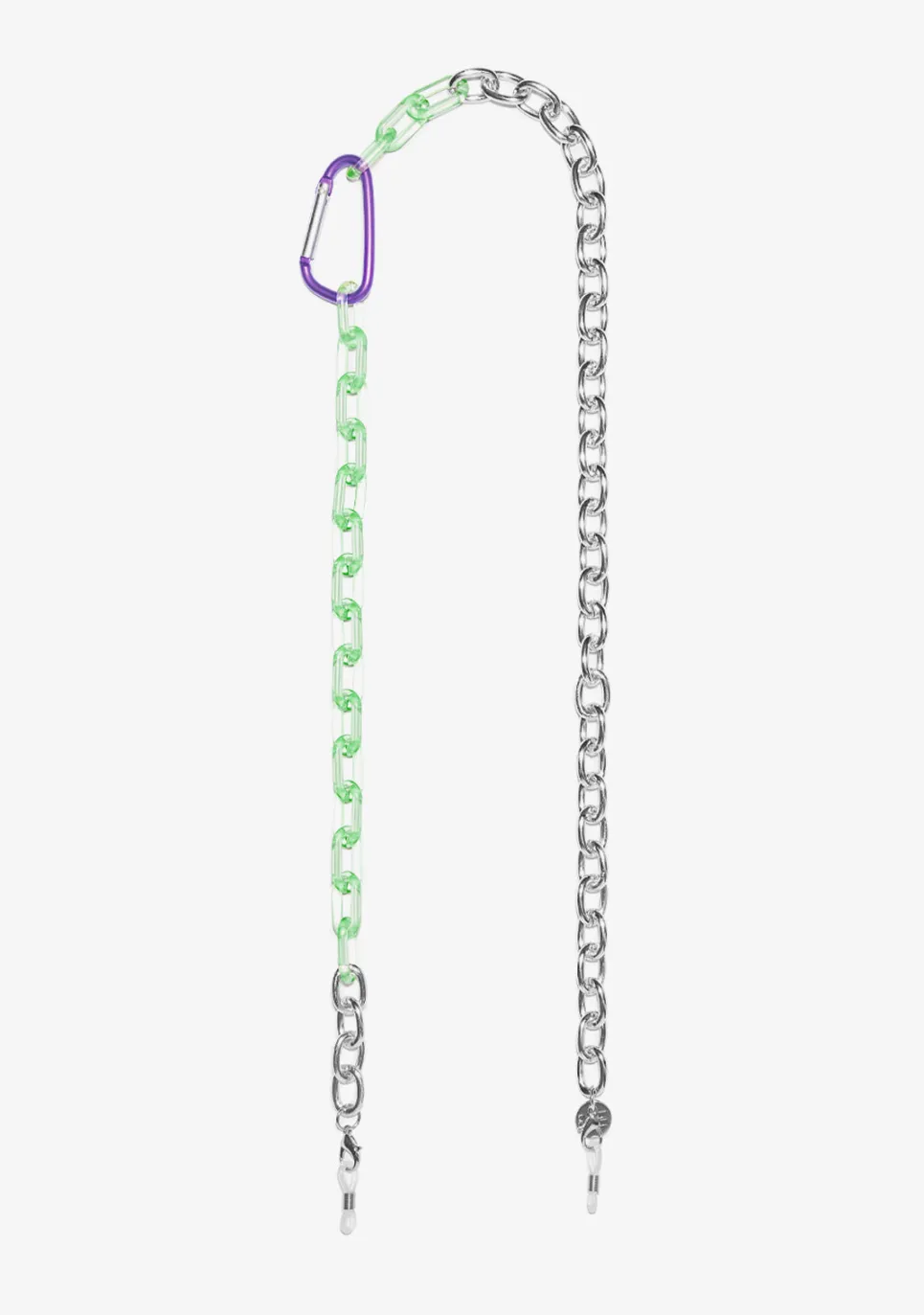 D.Franklin Link Chain Green / Silver|Damen Brillen-Zubehör|Brillenketten