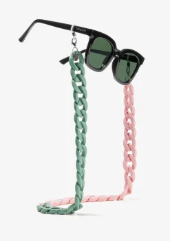 D.Franklin Link Chain Mint / Pink|Damen Brillen-Zubehör|Brillenketten