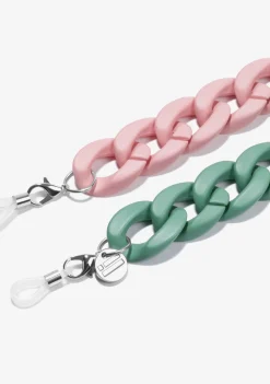 D.Franklin Link Chain Mint / Pink|Damen Brillen-Zubehör|Brillenketten