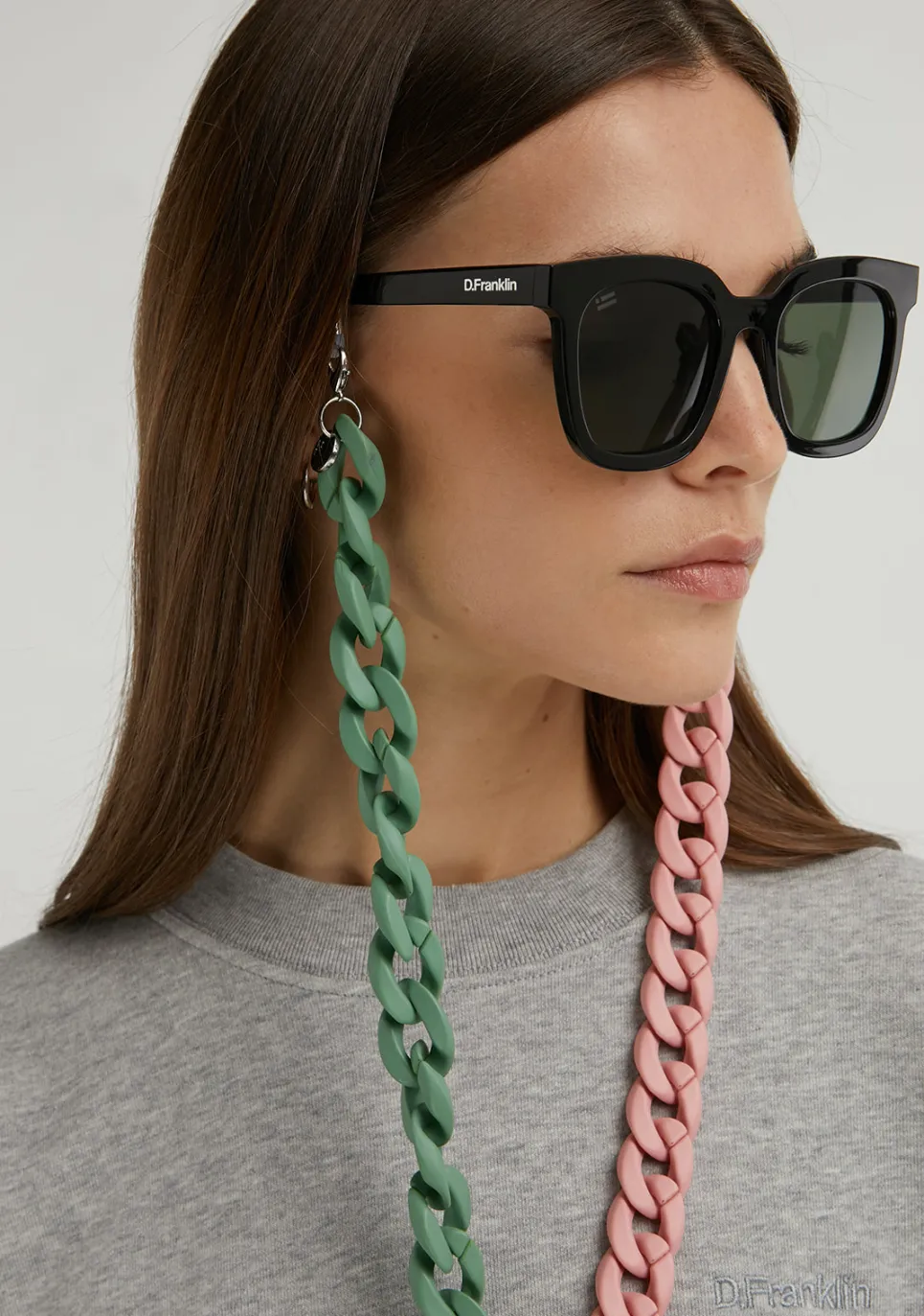 D.Franklin Link Chain Mint / Pink|Damen Brillen-Zubehör|Brillenketten