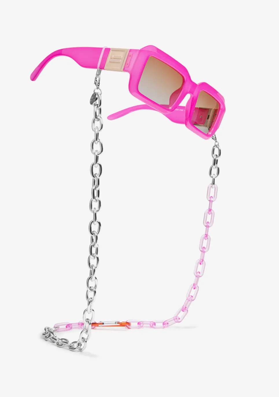 D.Franklin Link Chain Purple / Silver|Damen Brillen-Zubehör|Brillenketten