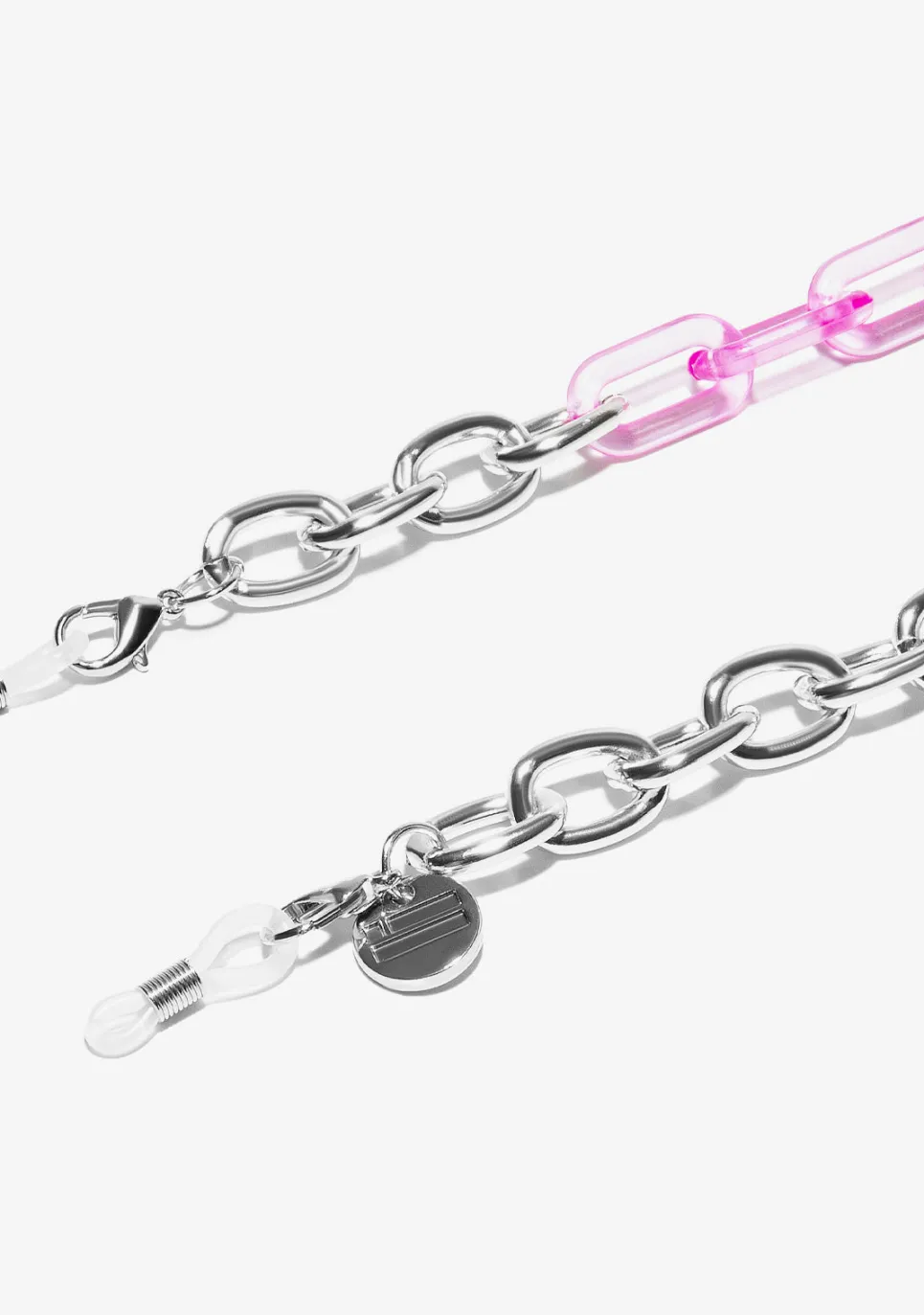 D.Franklin Link Chain Purple / Silver|Damen Brillen-Zubehör|Brillenketten