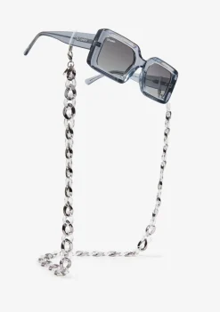 D.Franklin Link Chain Transparent / Black|Damen Brillen-Zubehör|Brillenketten