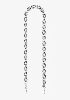 D.Franklin Link Chain Transparent / Black|Damen Brillen-Zubehör|Brillenketten