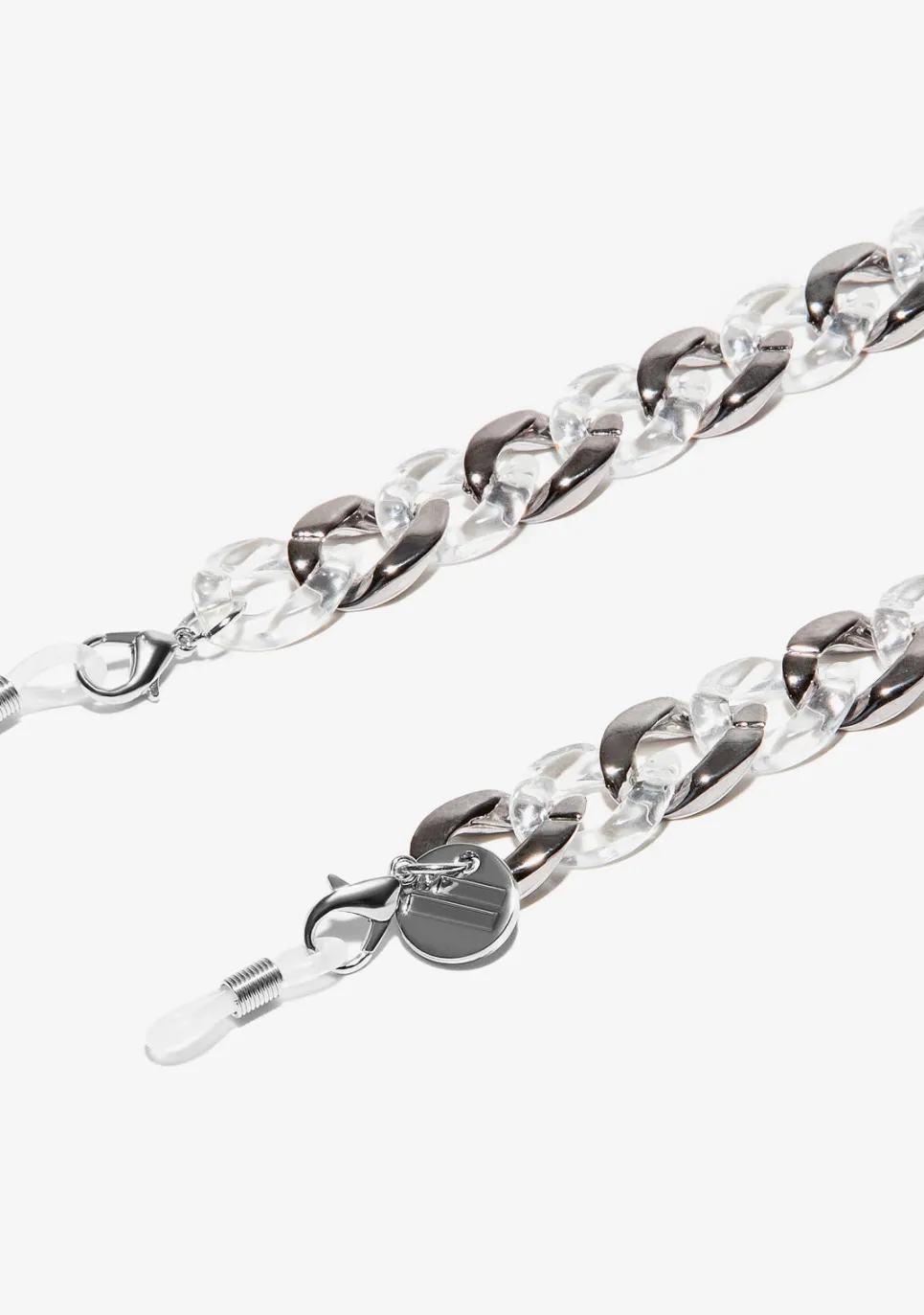 D.Franklin Link Chain Transparent / Black|Damen Brillen-Zubehör|Brillenketten