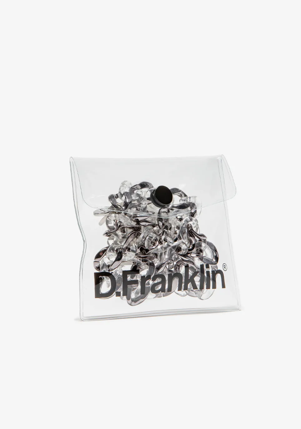 D.Franklin Link Chain Transparent / Black|Damen Brillen-Zubehör|Brillenketten