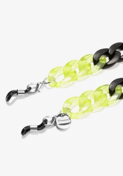 D.Franklin Link Chain Yellow / Black|Damen Brillen-Zubehör|Brillenketten