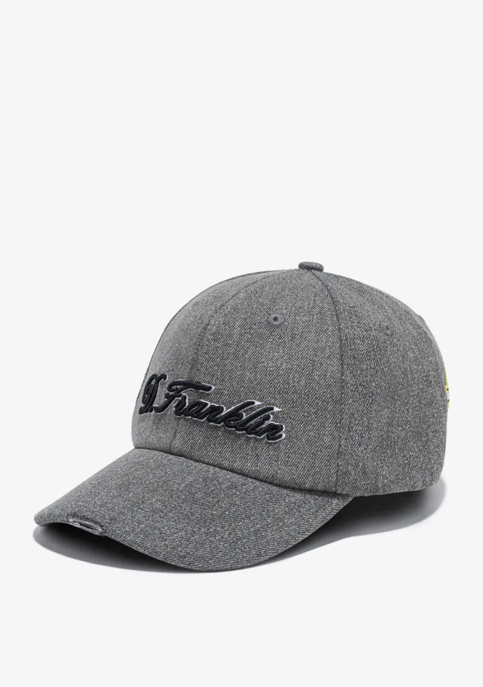 D.Franklin Logo Denim Cap Black|Damen Kappen|Kappen