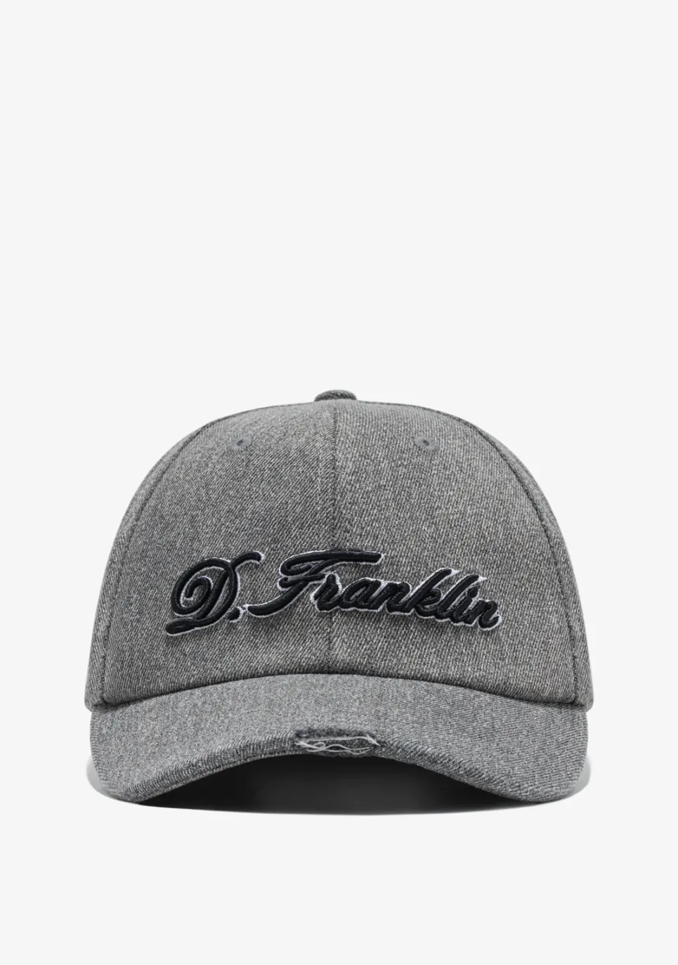 D.Franklin Logo Denim Cap Black|Damen Kappen|Kappen